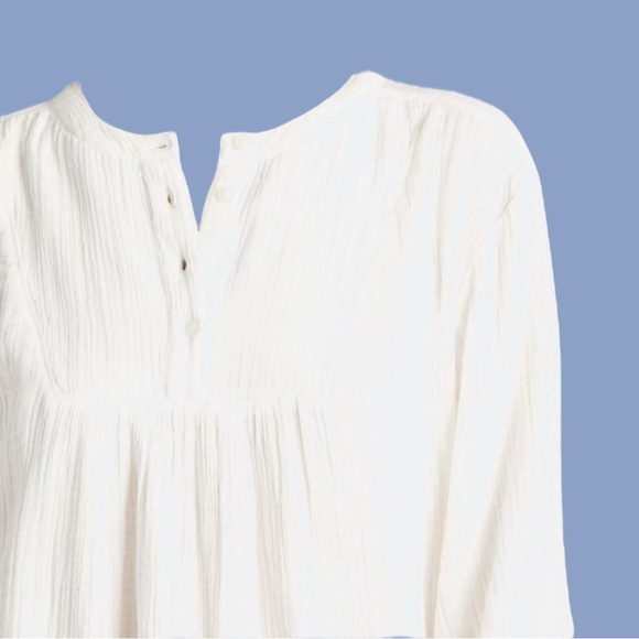 MARKET & SPRUCE Ivan Cotton Gauze Tunic Top Women’s Size S - Picture 6 of 8